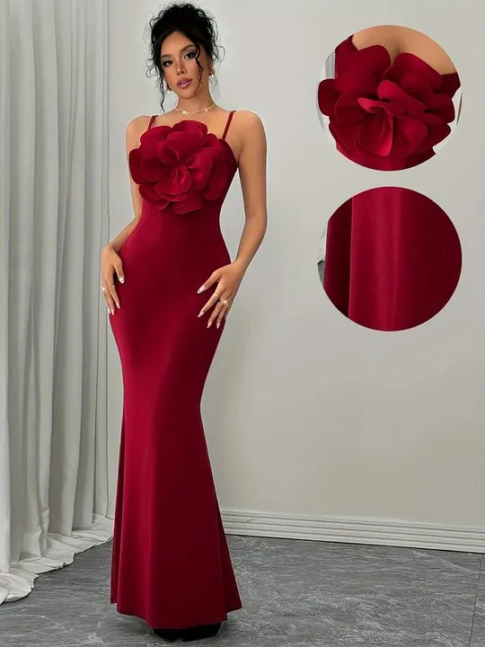 Party Wear Long Gown One Piece Dress Ombre One Shoulder Chiffon One  Shoulder Formal Dress Plus