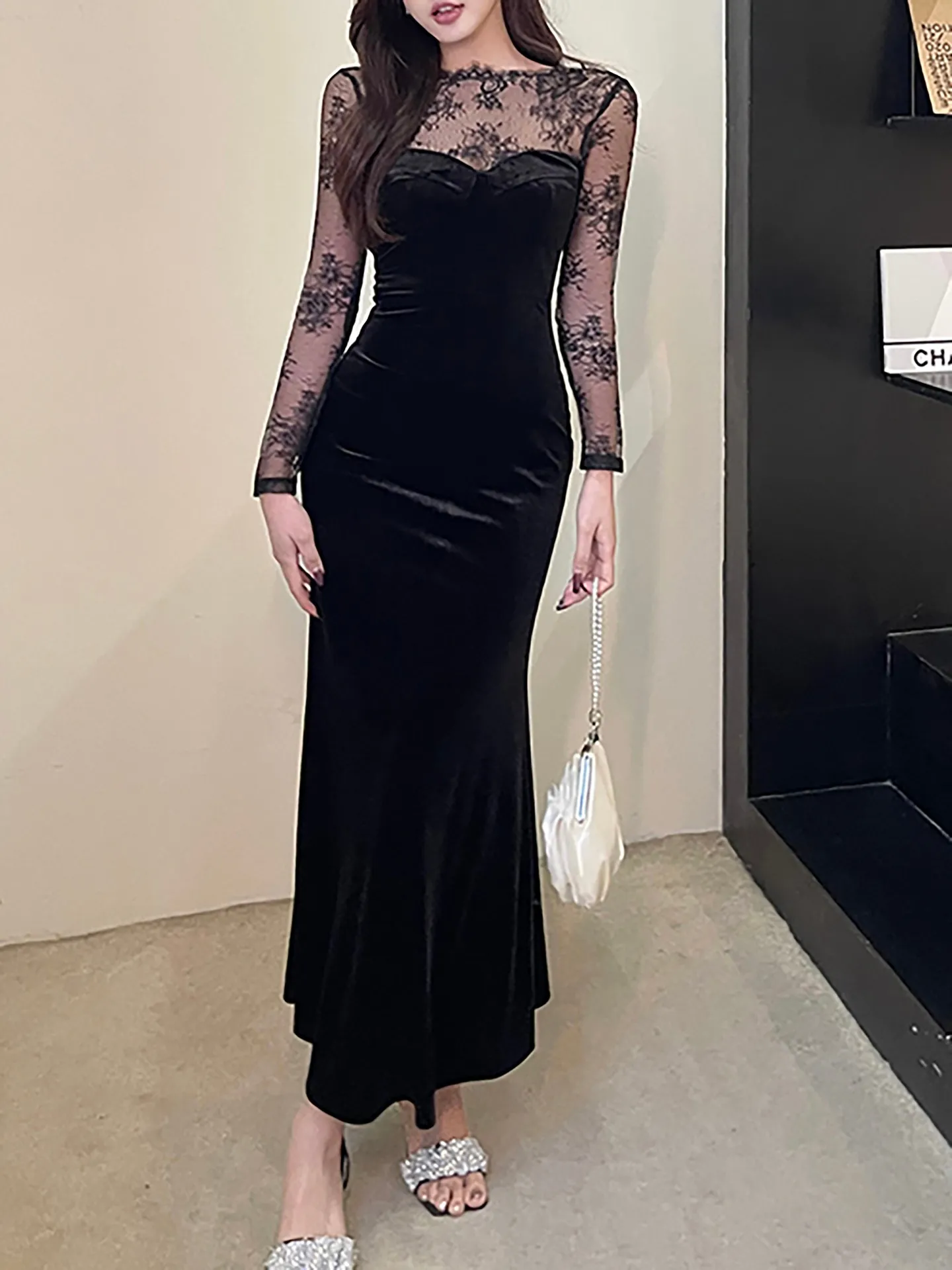 Velvet Bodycon Dress | Savana | Bestsellers