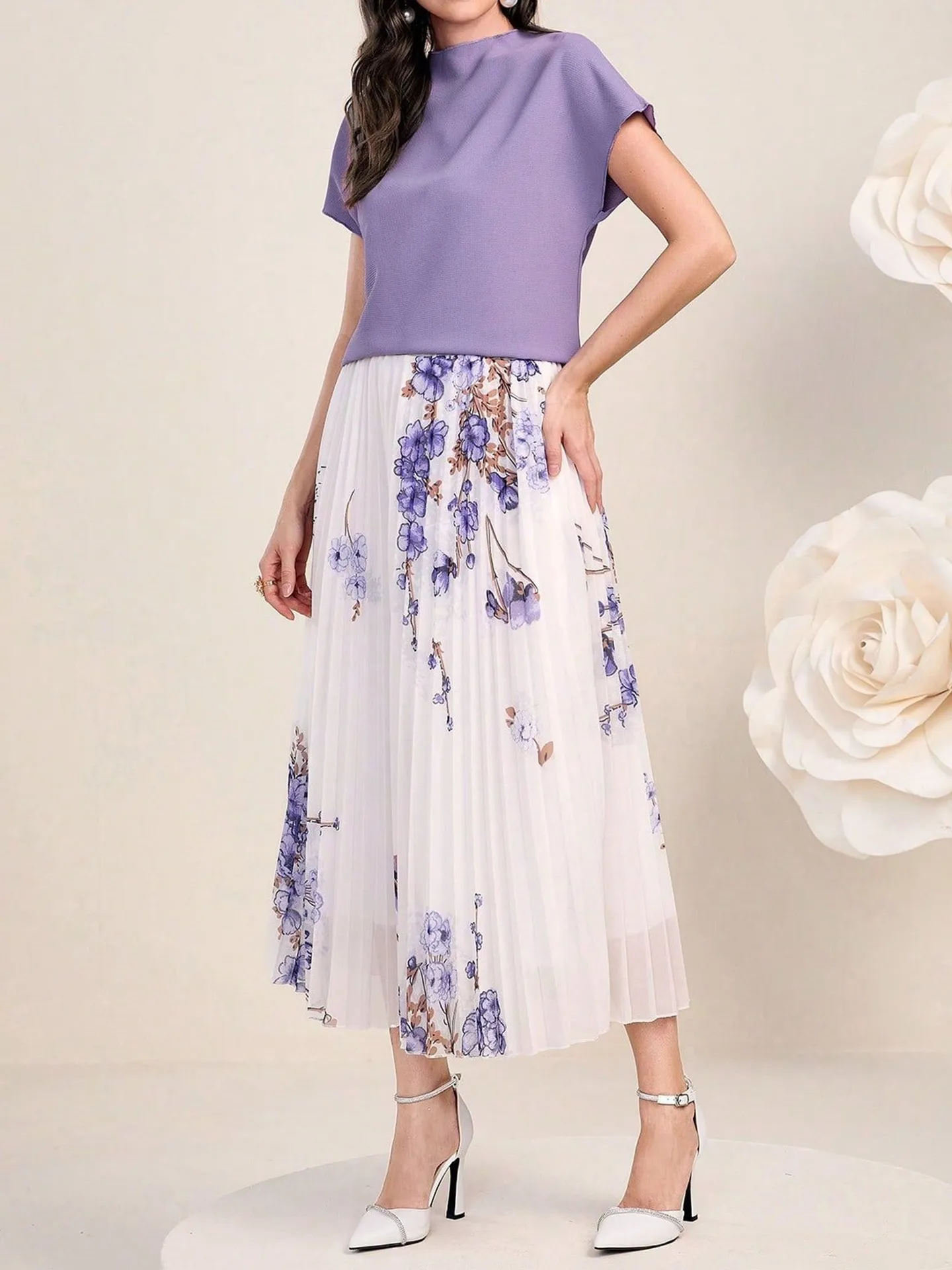 Pleated Co-ord Set main image 0