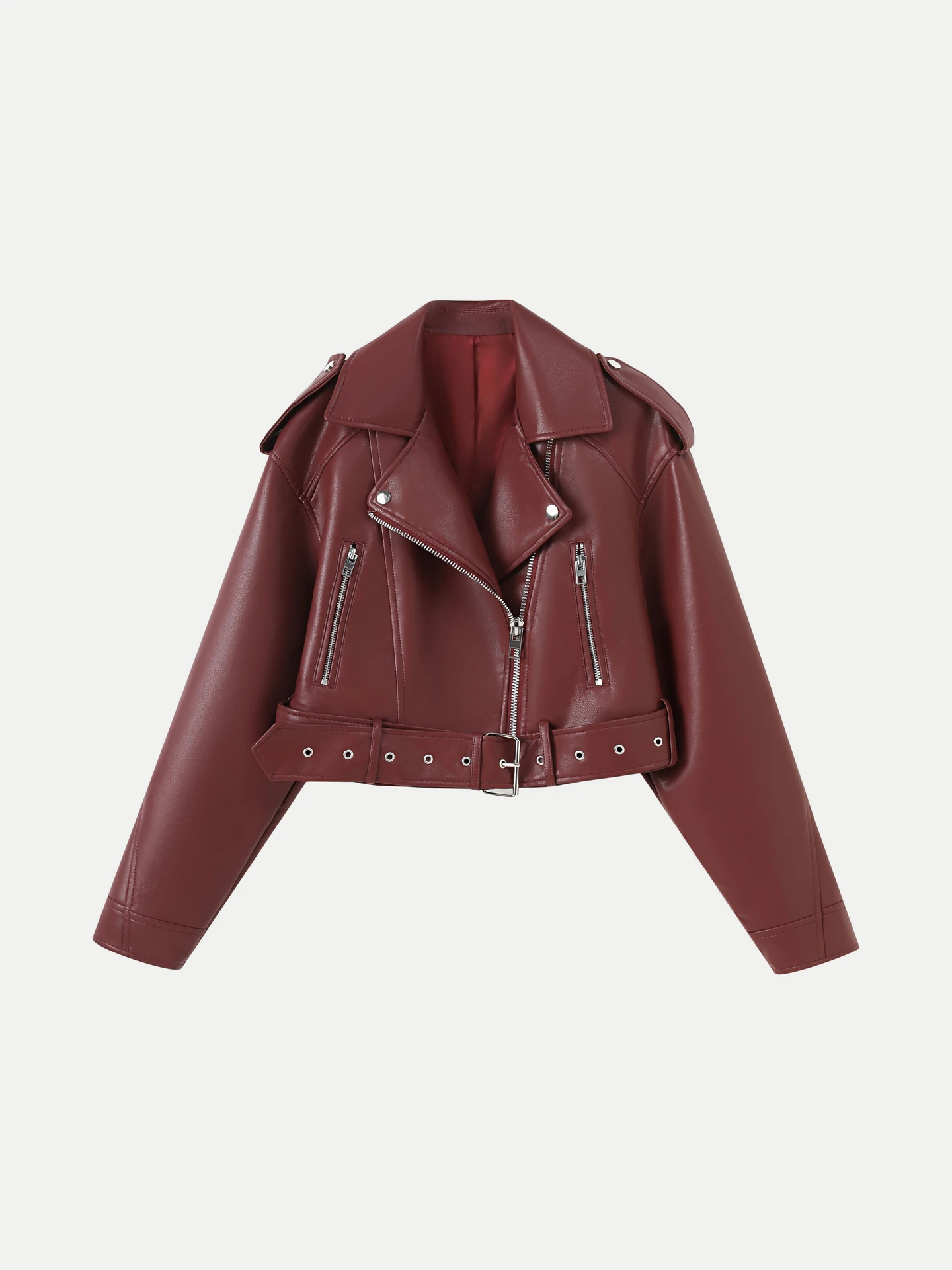 Asymmetric Faux Leather Jacket | Savana | Bestsellers