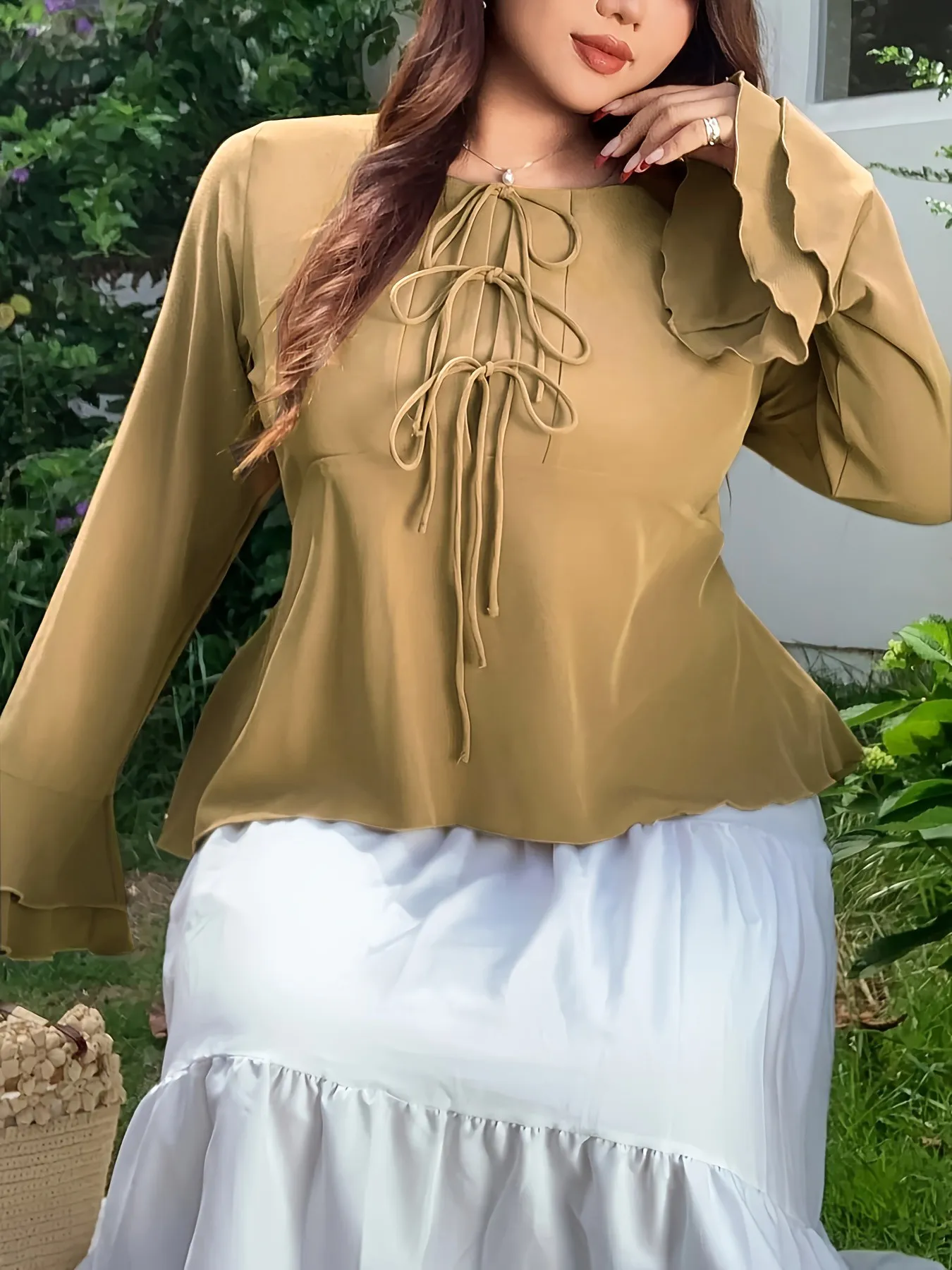 Plus Size Ruffle Top Plus Size Ruffle Top | Savana | Bestsellers
