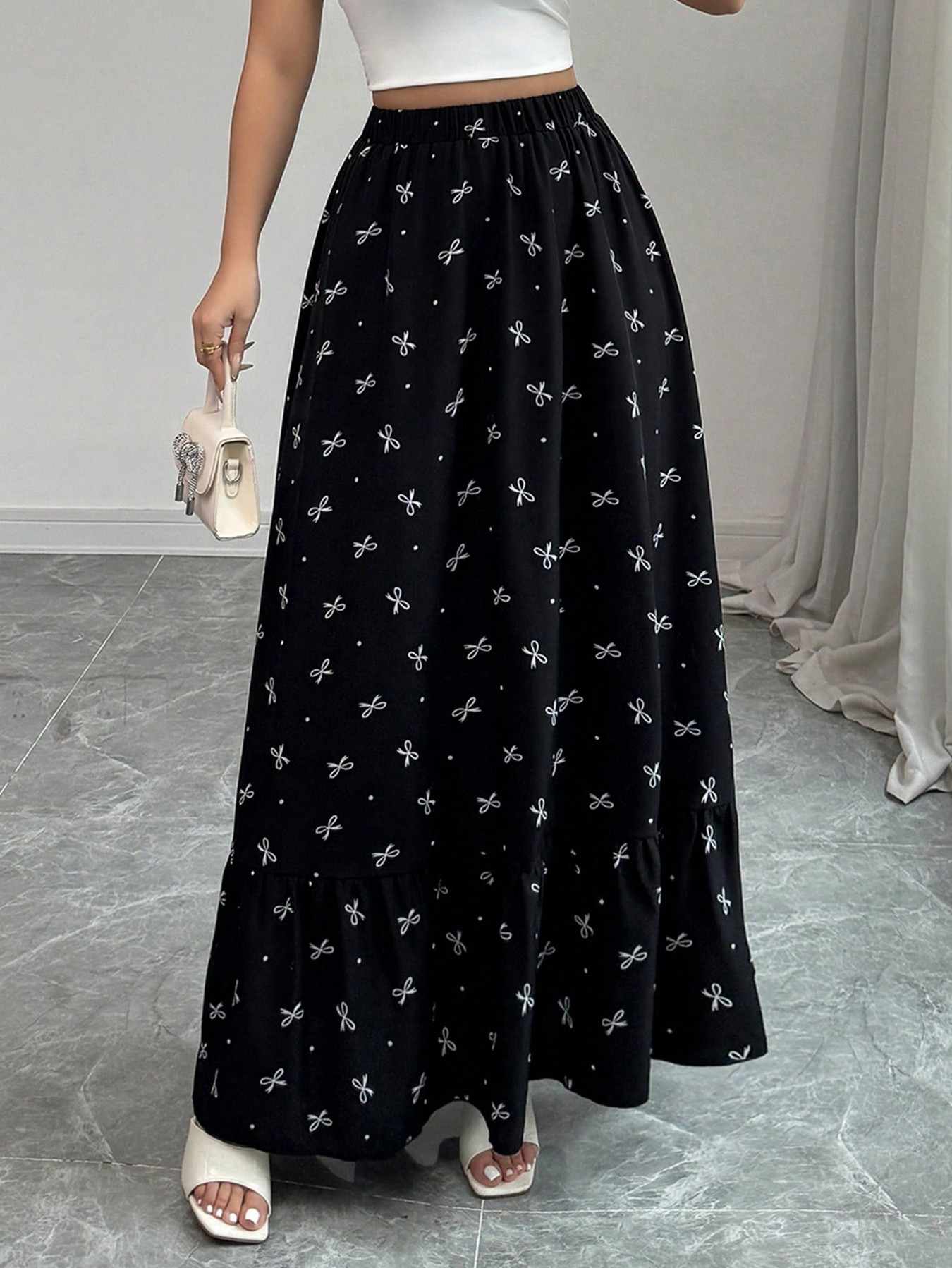 Black Circle Skirt