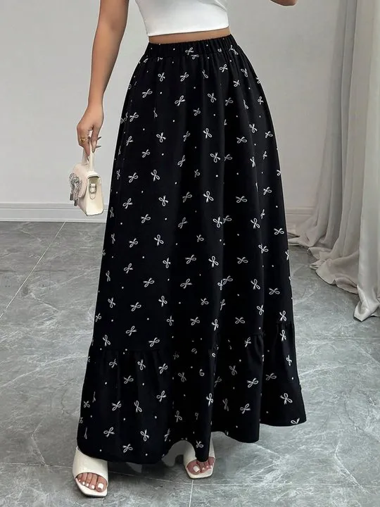 open lace back dress Afternoon Party Wear Indo Western Long Skirt Top Set main image 1