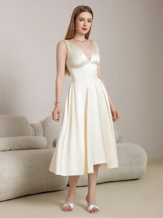 オールインワン・サロペット Off-White Savana White Cotton Dress Short viscose dress - RUNWAY, optical white | Sportmax