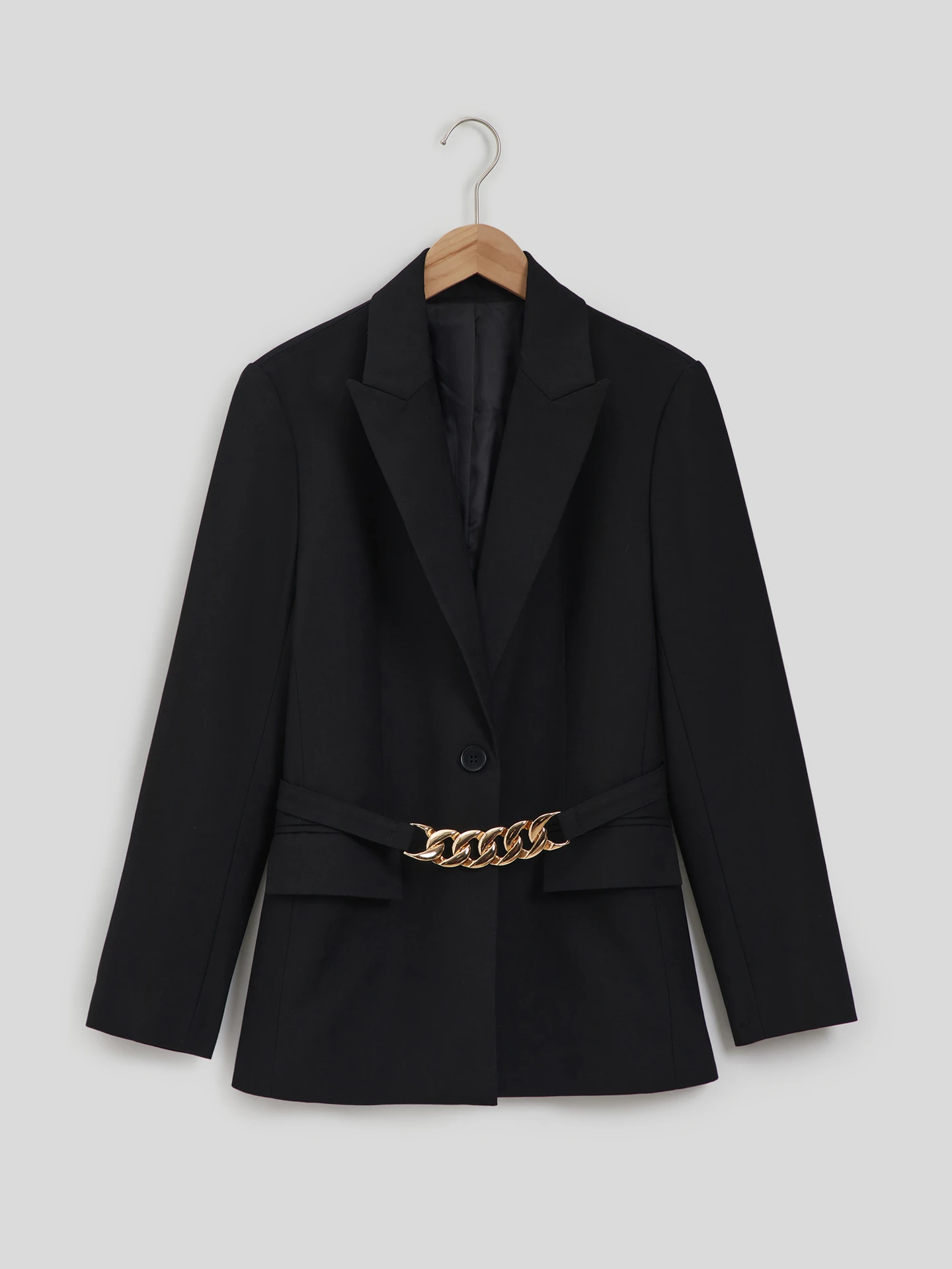 ジャケット Belted Single-Breasted Blazer Nanushka Belted single-breasted Blazer | Black | FARFETCH