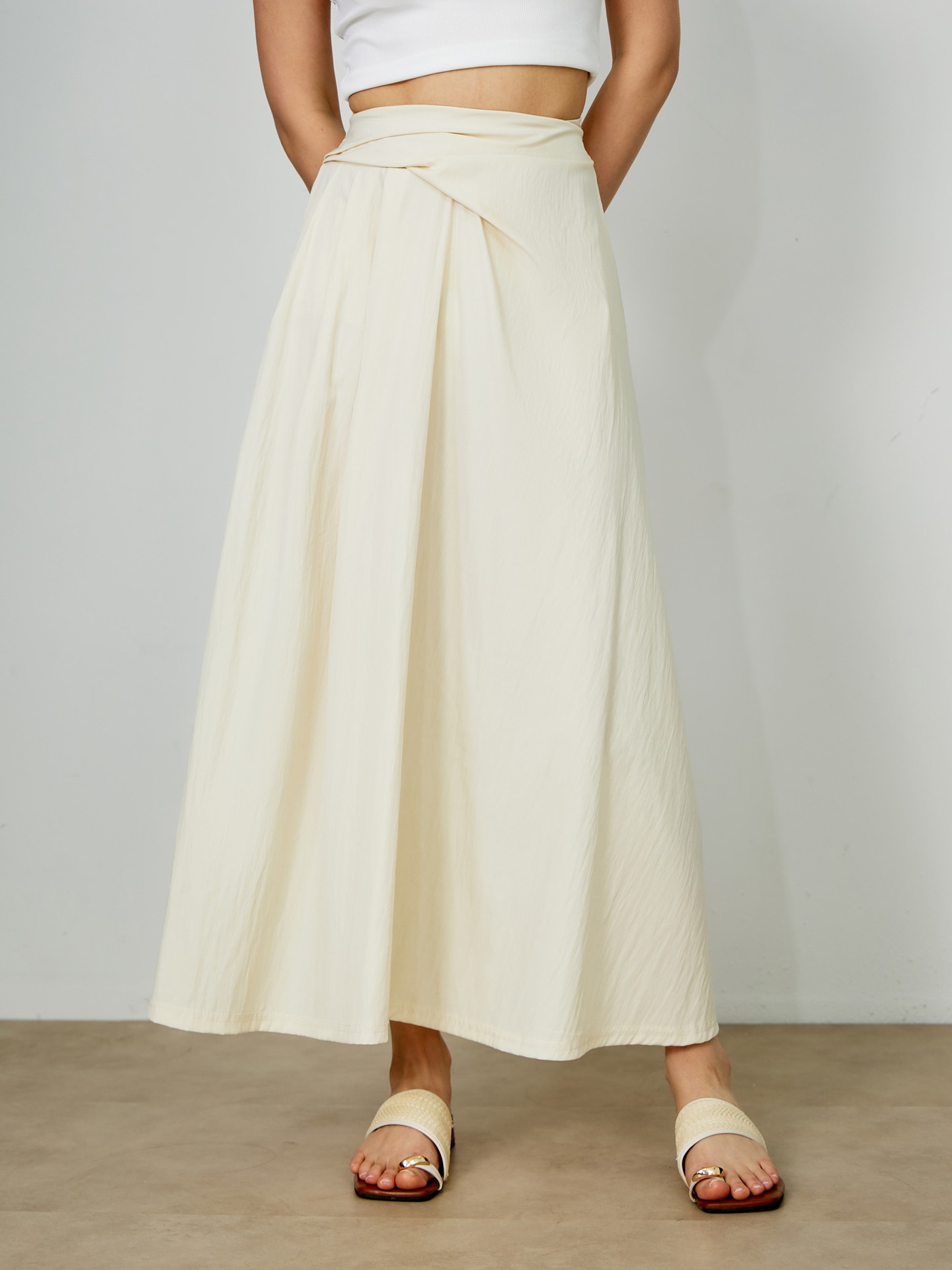 Apricot Circle Skirt