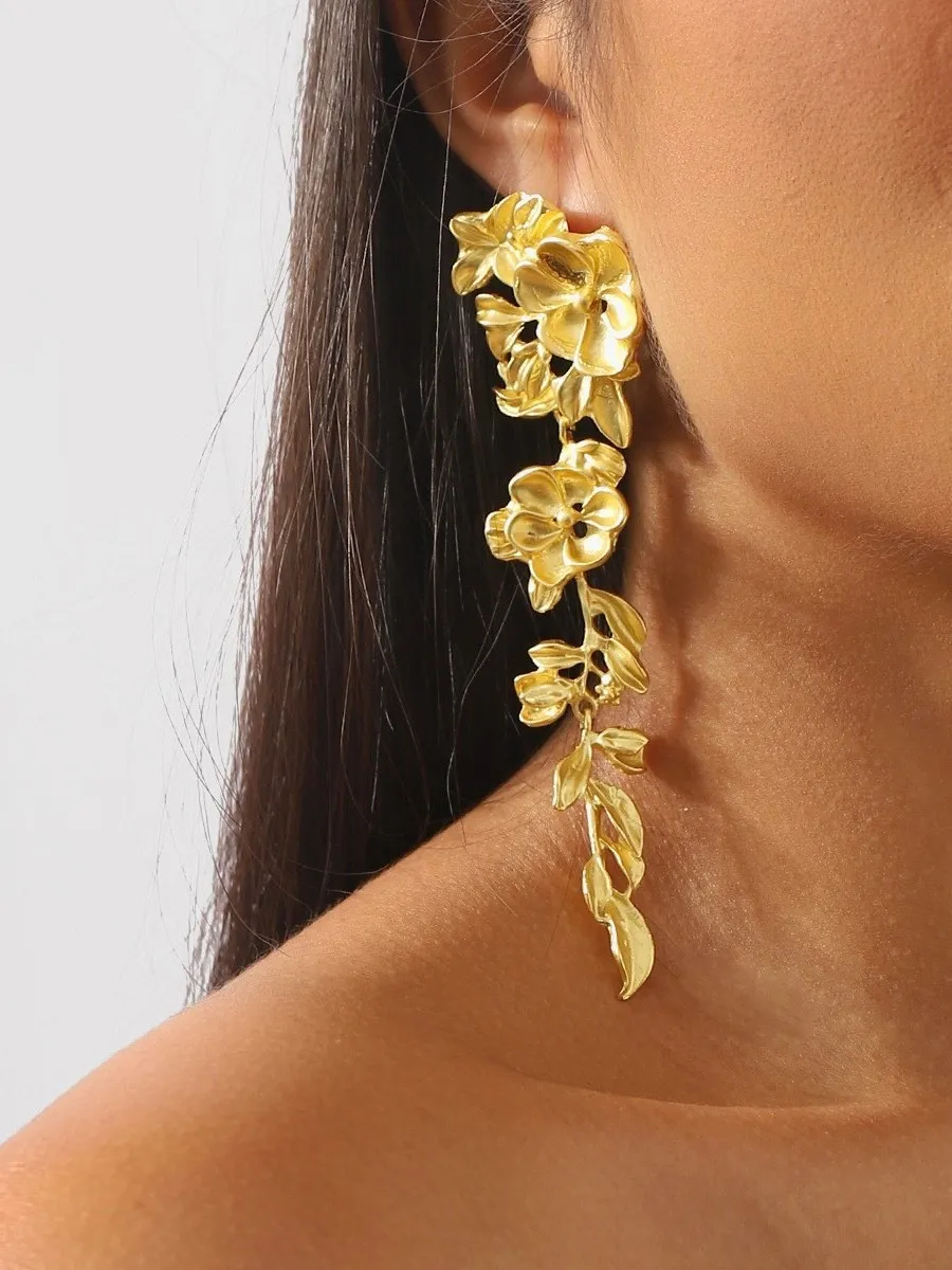 FOR MOM Gold Florals Earring Savana Bestsellers