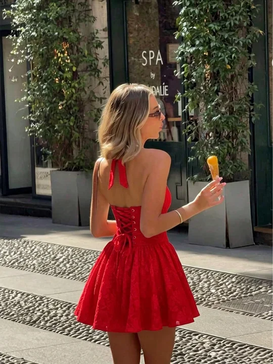 backless tank dress Bra-free Backless Tank Dress with Slit XS / Black / 93% Cotton 7% Spandex