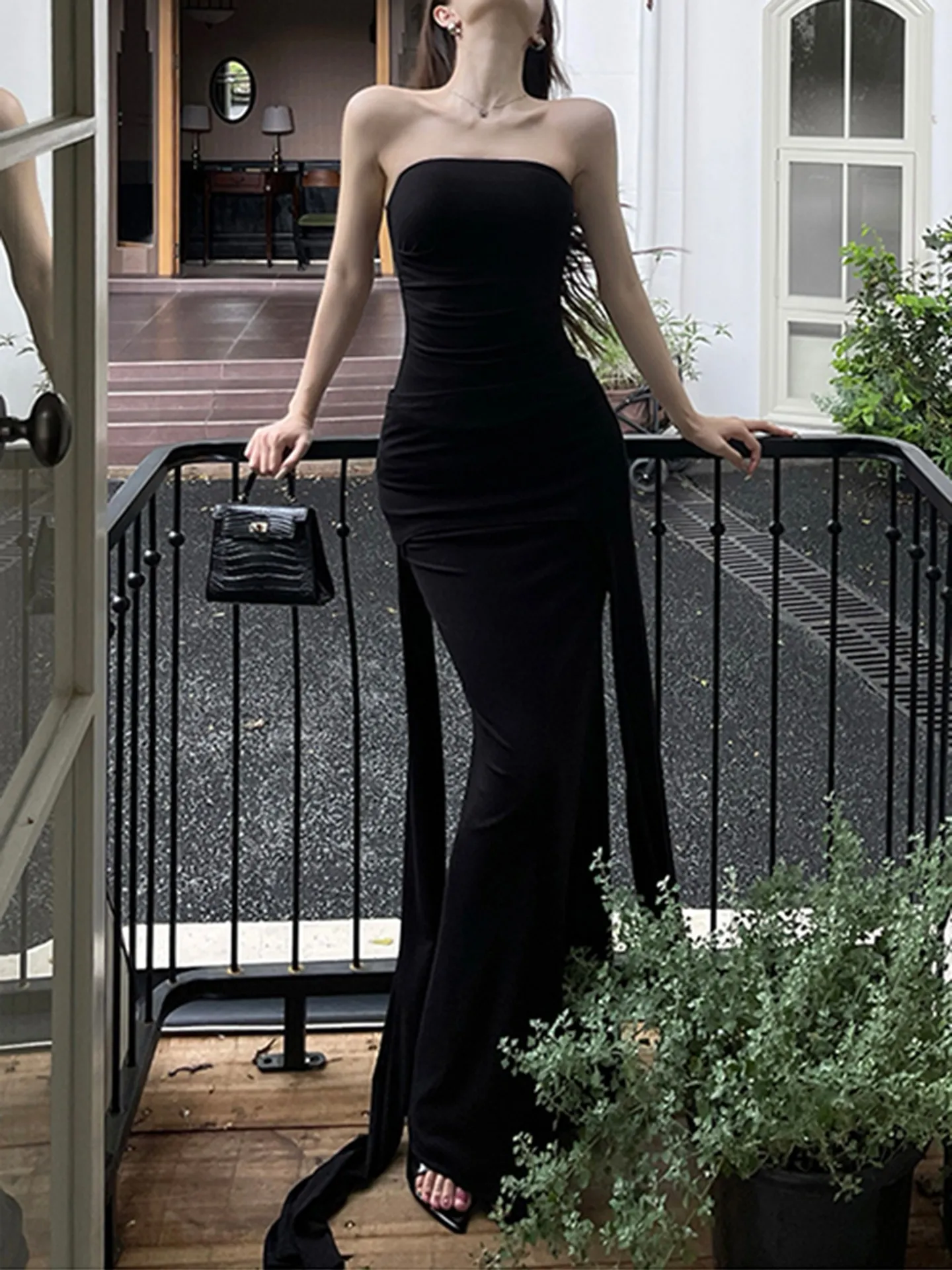 multiway bodycon dress Wholesale Multiway Frill Bodycon Mini Dress – City Goddess main image 0