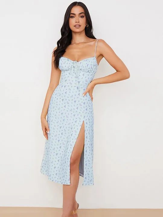 floral ruched bodycon dress Floral Ruched Midi Dress | Off Shoulder Mesh Bodycon Dress