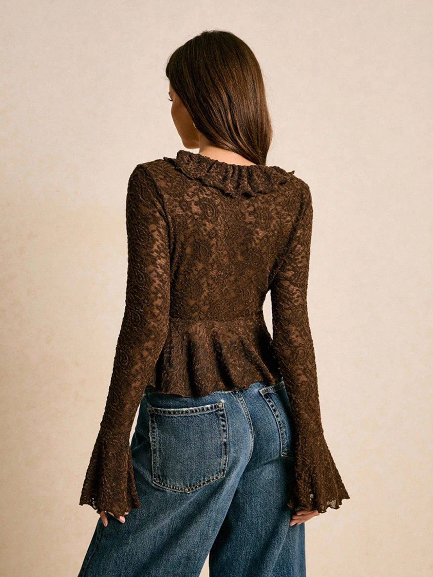 Txtrd Ruffle Top Textured Ruffle Top | Savana | Bestsellers