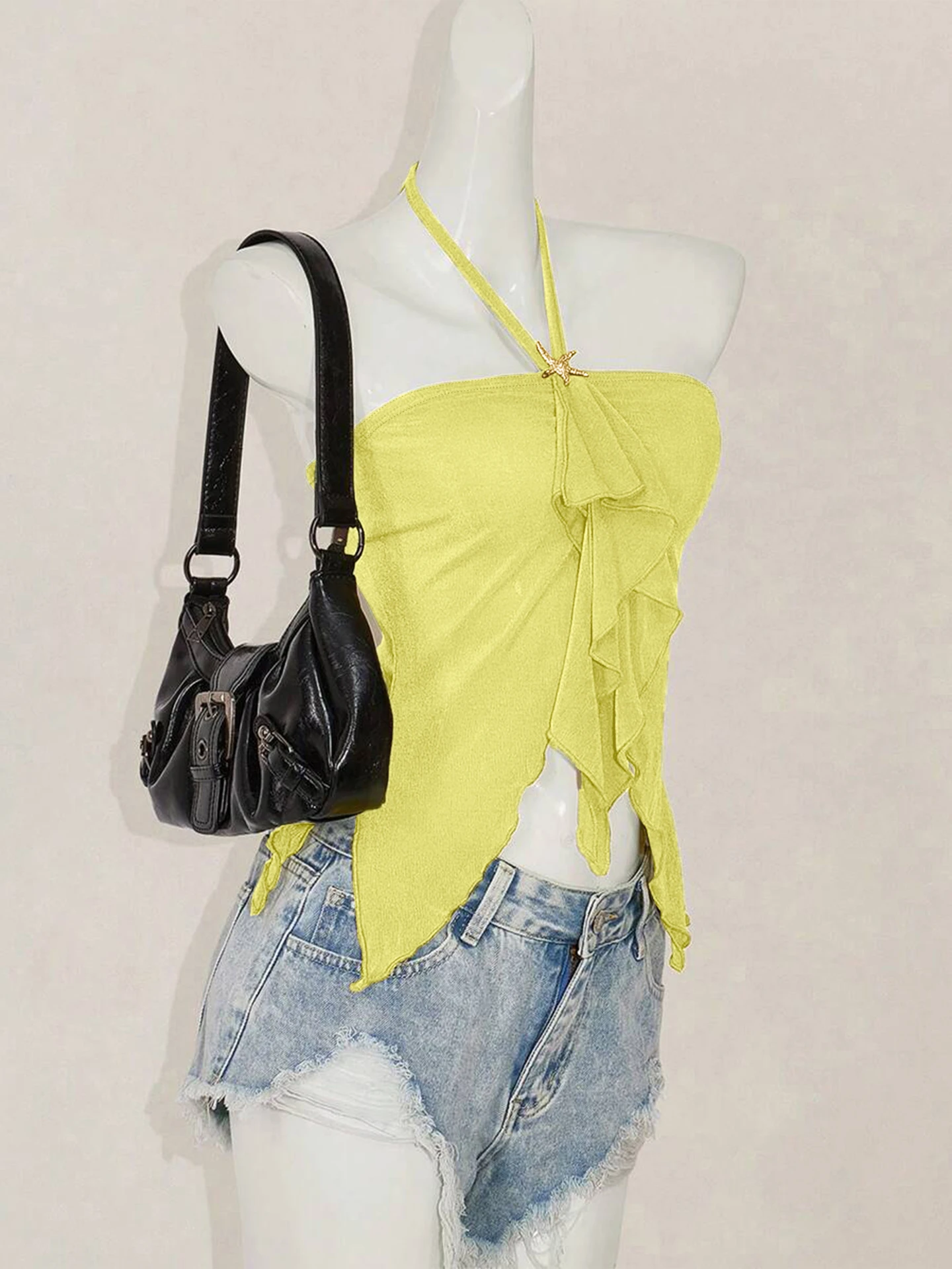 Ruffle Halter Top | Savana | Bestsellers