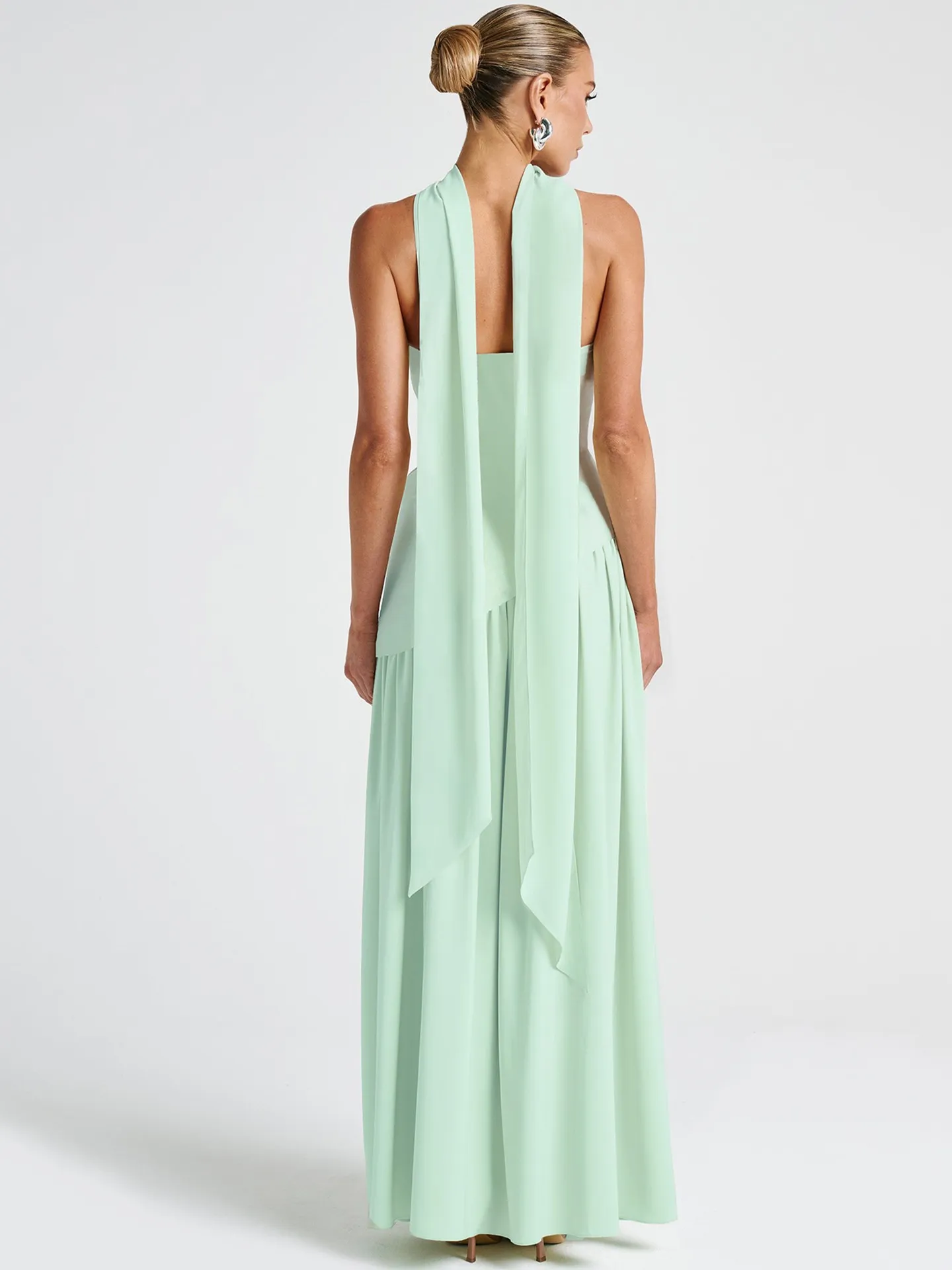 green emerald velvet dress Poster Girl main image 1