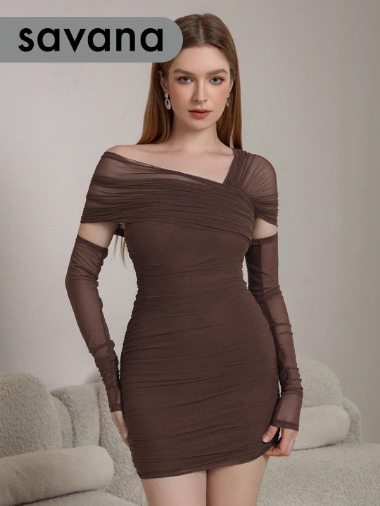 Asymmetric Bodycon Dress