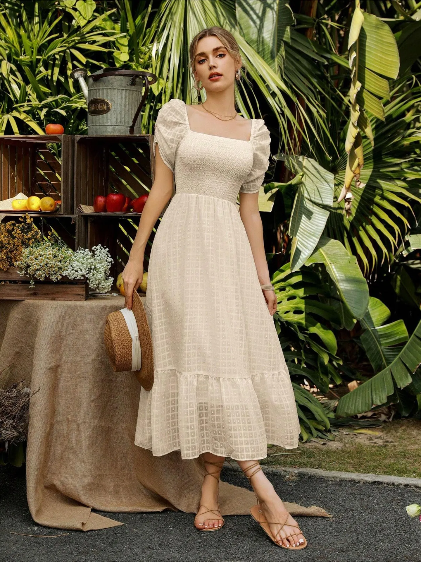 Smocking A-Line Dress | Savana | Bestsellers
