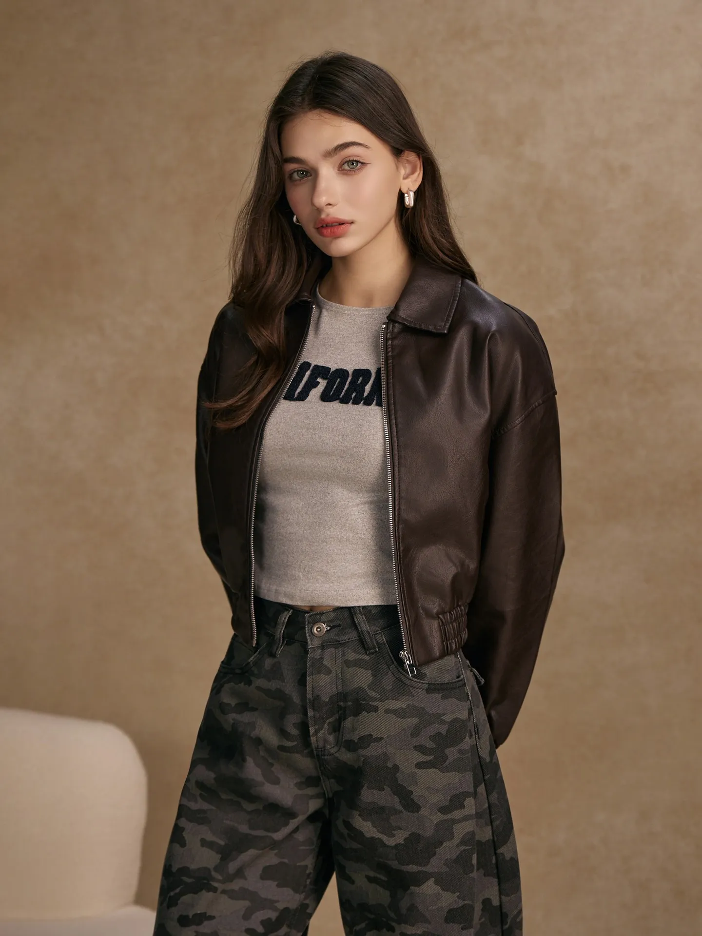 Faux Leather Jacket | Savana | Bestsellers