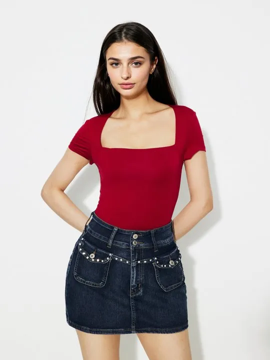 Sasha Bow Top in Green