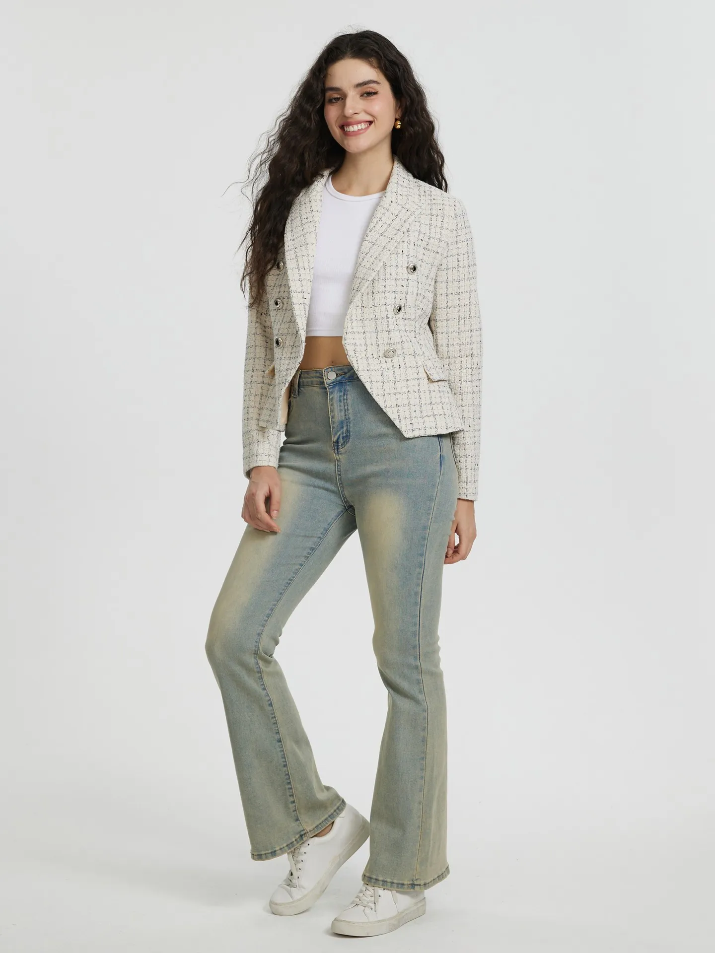 Buttoned Classic Blazer | Savana | Bestsellers