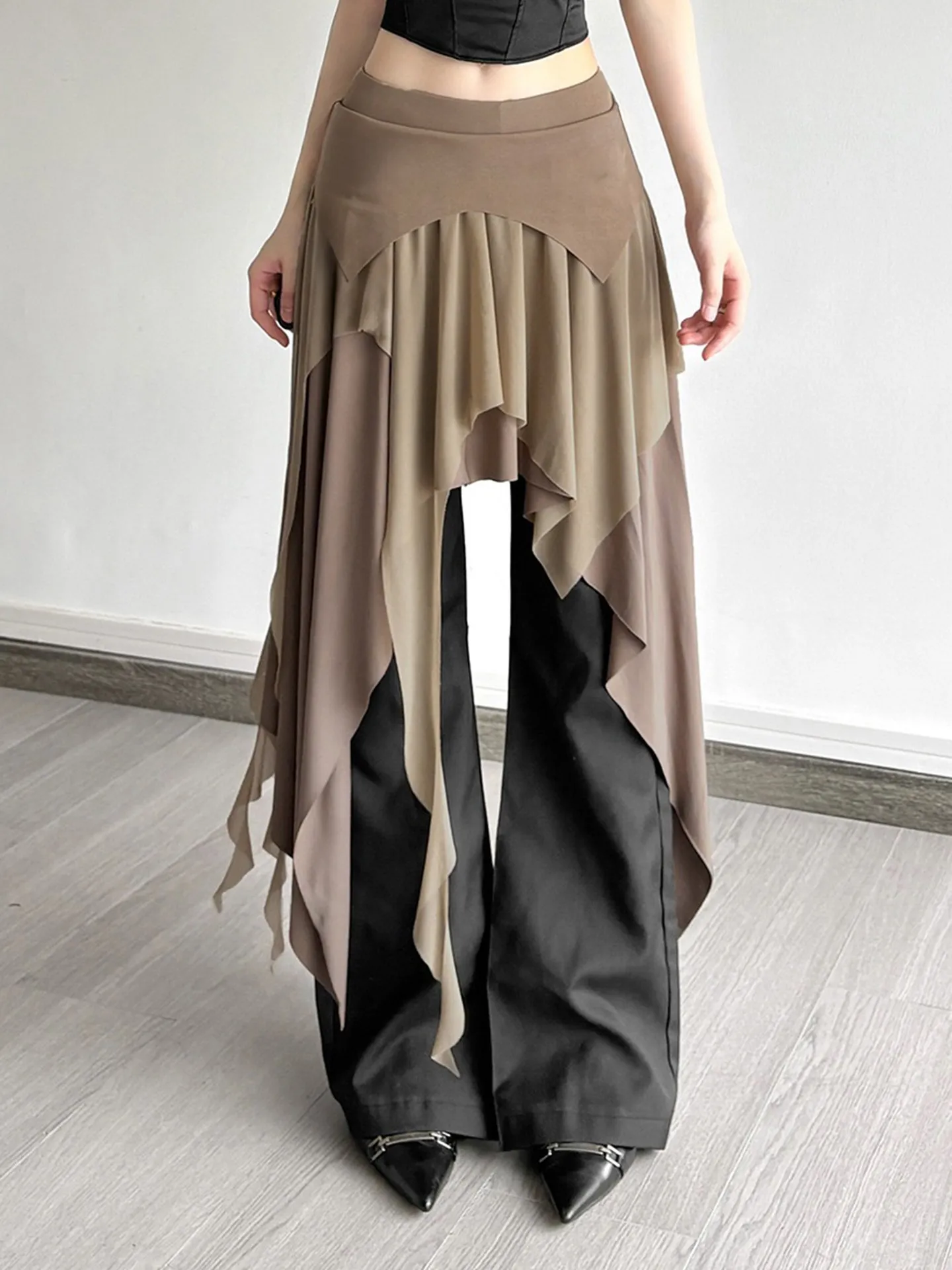 Asymmetrical Layered Skirt | Savana | Bestsellers