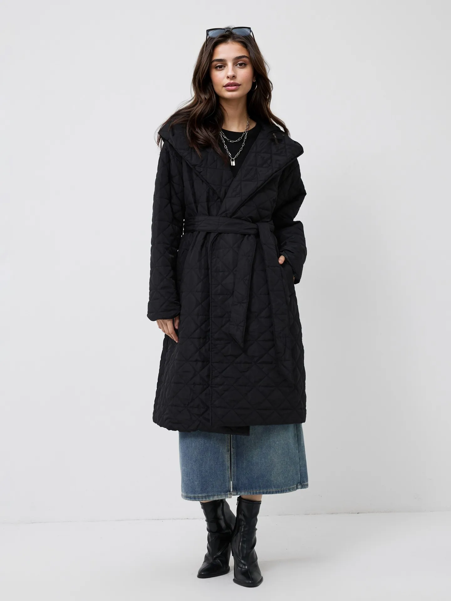 Dulcian Belted Puffer Jacket