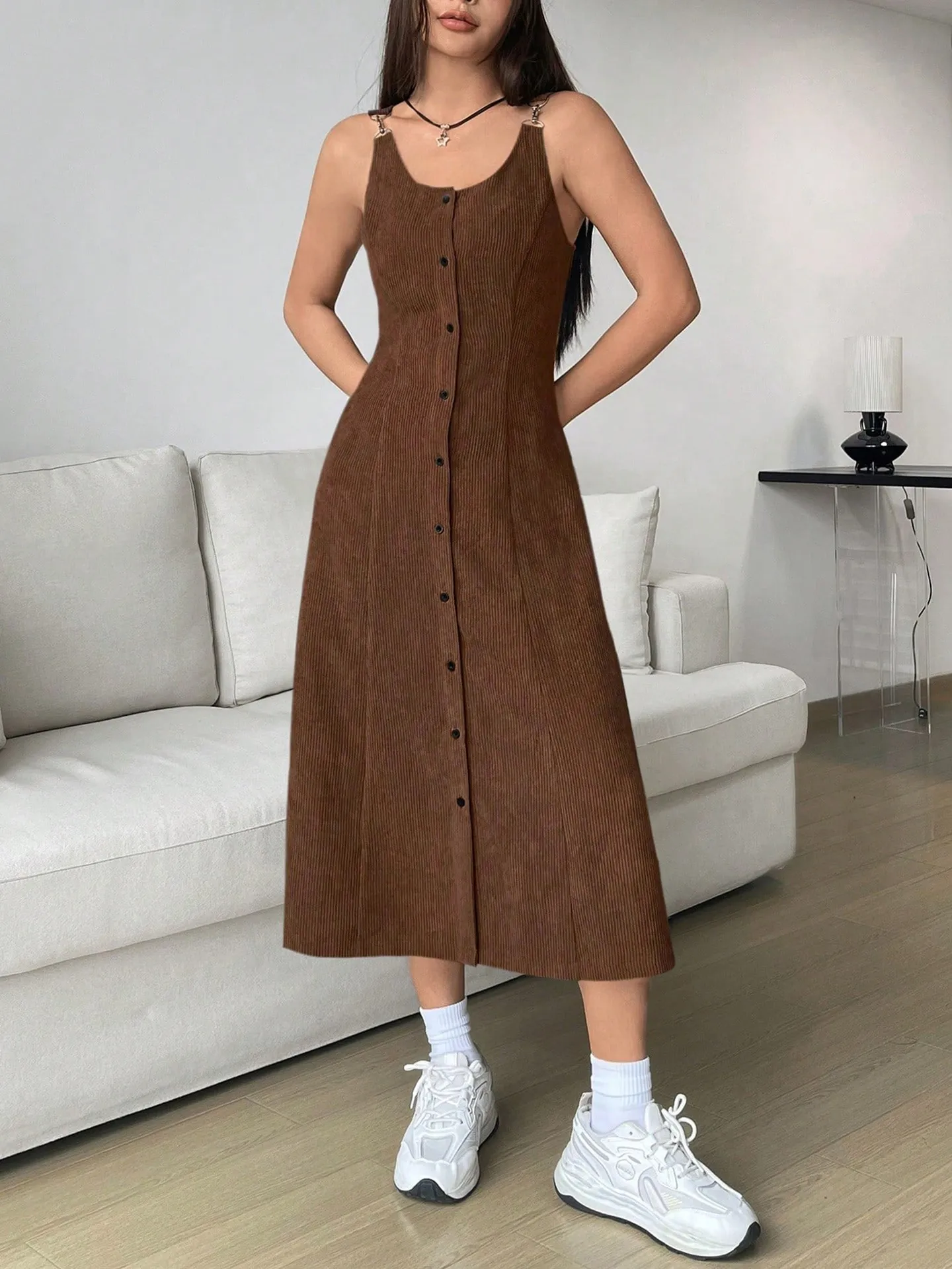 bridesmaid dresses hunter green A-line Illusion Cowl Neck Chiffon Long Dress Size:42 Extra Long (6.4