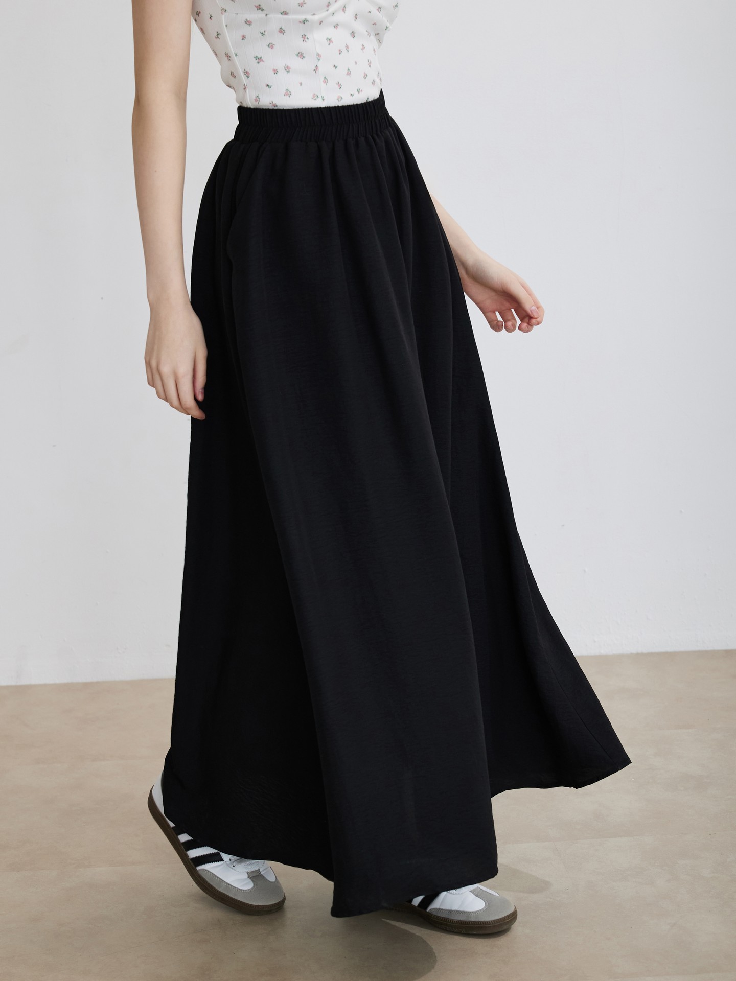 Black A-Line Skirt