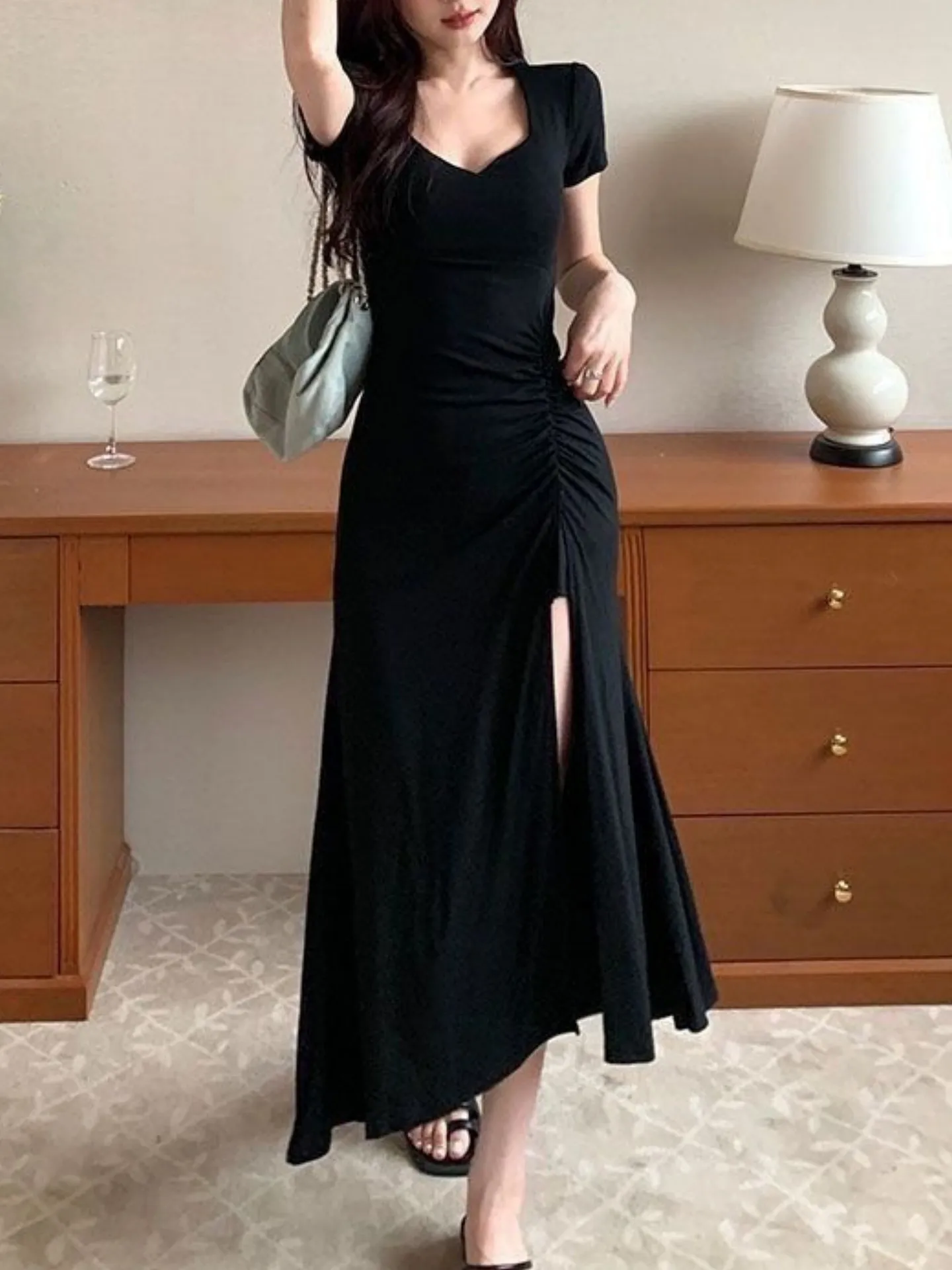 Slit Bodycon Dress | Savana | Bestsellers