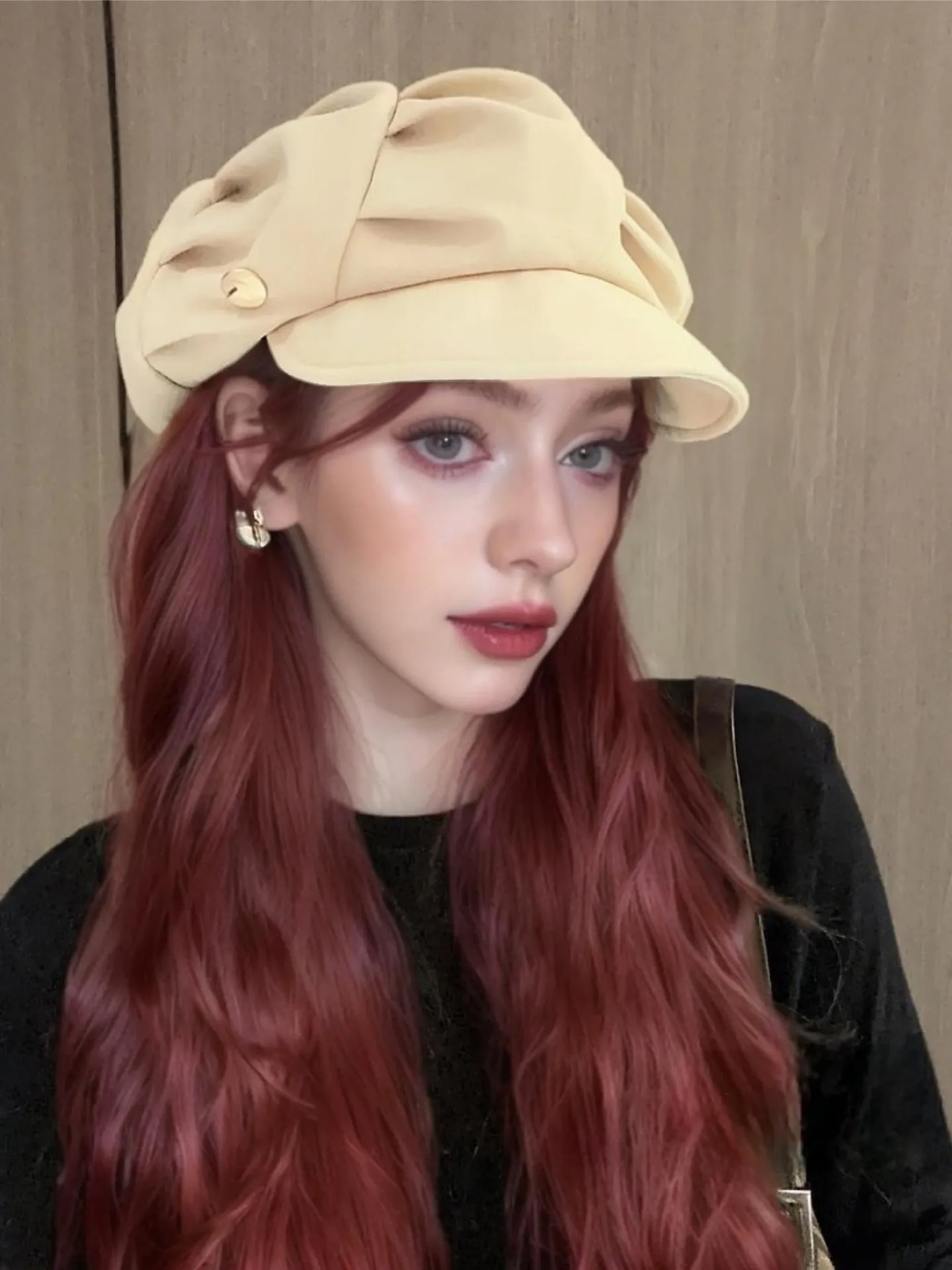 Metal Detail Beret Hat | Savana | Bestsellers