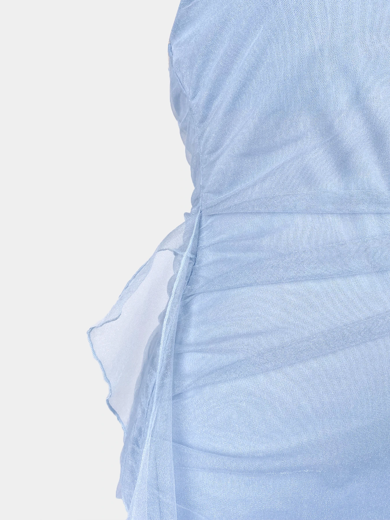 Suede Ribbon-Strap Dress main image 0