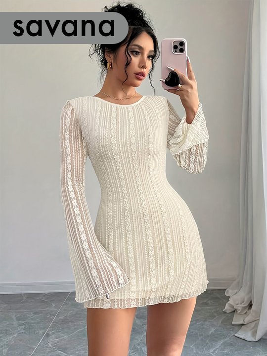 Open Back Bodycon Dress