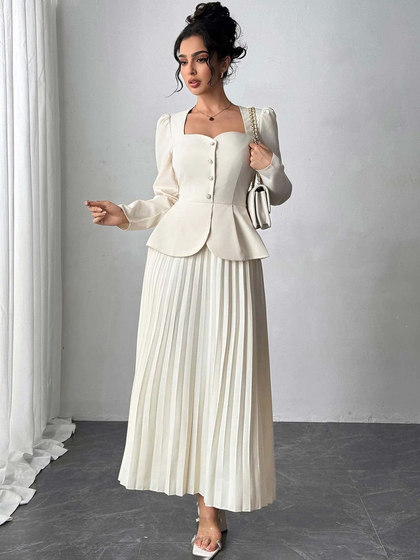 Pleated Blazer Dress | Savana | Bestsellers