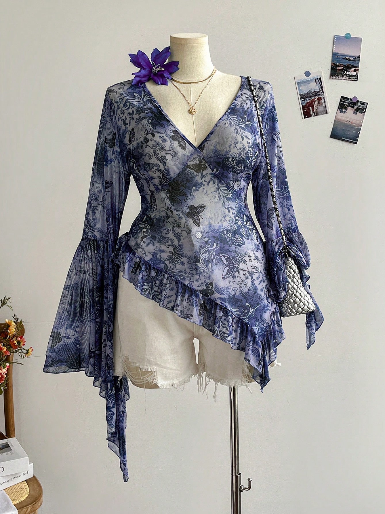Plus Size Ruffle Top