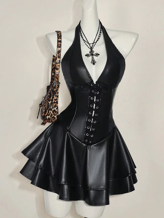 bodycon dress indian Vintage Michael Hoban for North Beach Leather Leather Bodycon Dress at  Recess Los Angeles