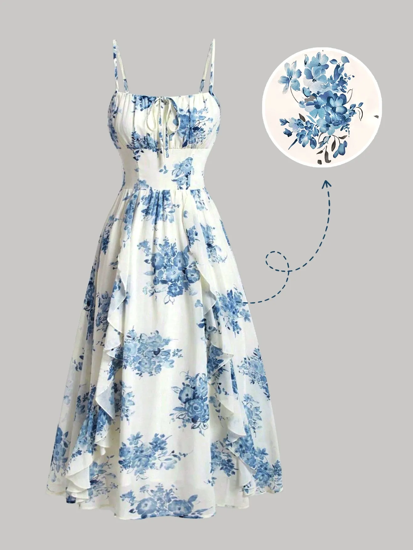 Ruffle A-Line Dress | Savana | Bestsellers