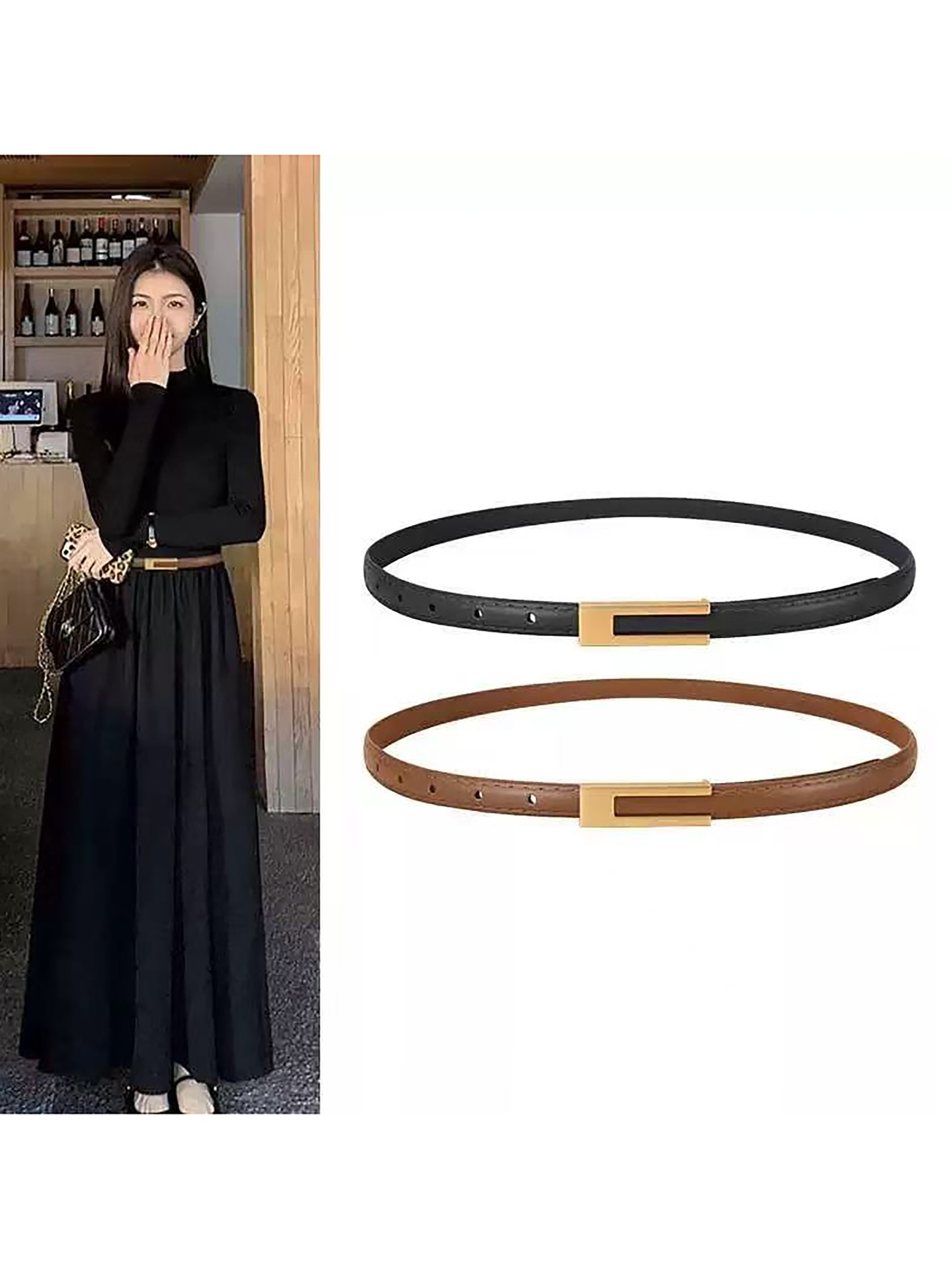 2Pcs/Set Solid Belt