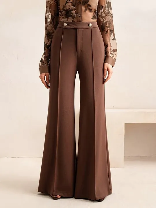 slim fit dress slacks The Perfect Flare Leg Pants (More Colors) – Blu Jean Blues main image 1