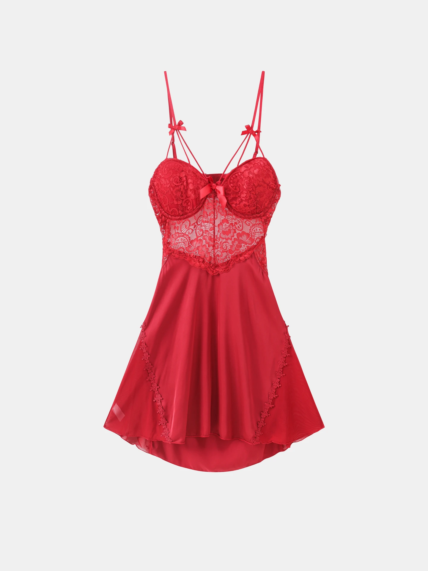 strapless open back dress Scarlet Cloud