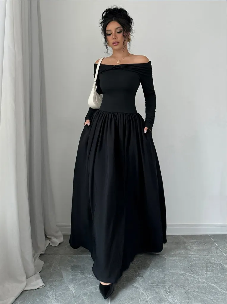 knee length dresses for ladies Buy Black Cut-out Maxi Dress for Women Online in India