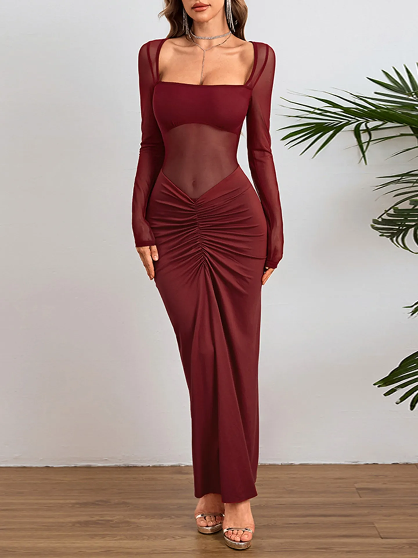 Sheer Bodycon Dress Savana Bestsellers