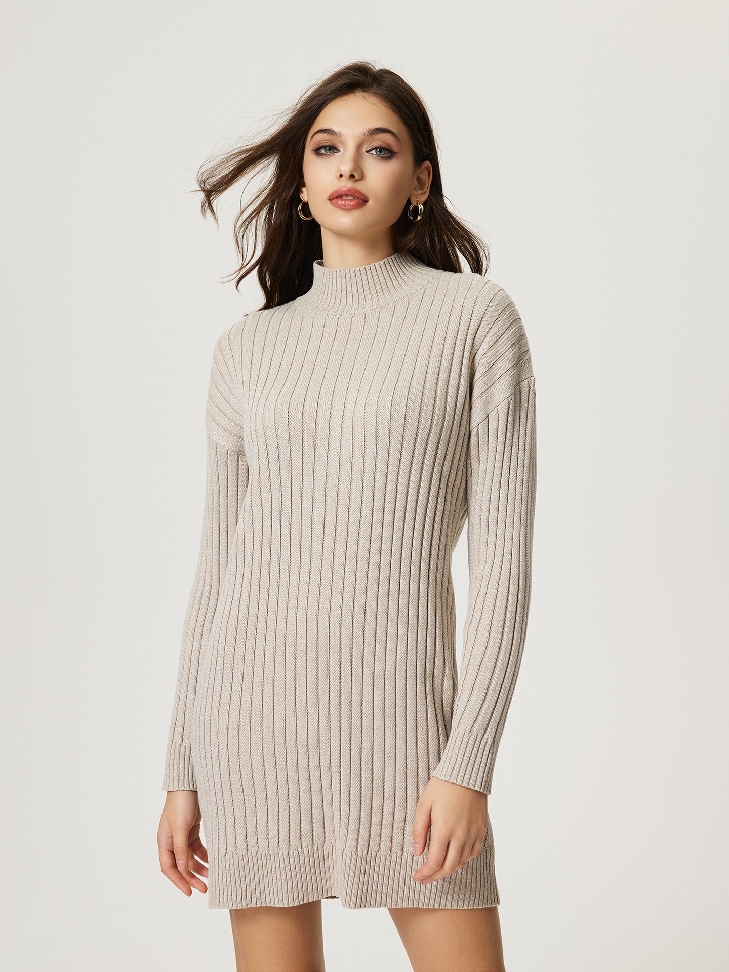 Apricot Cable Knit Pullover