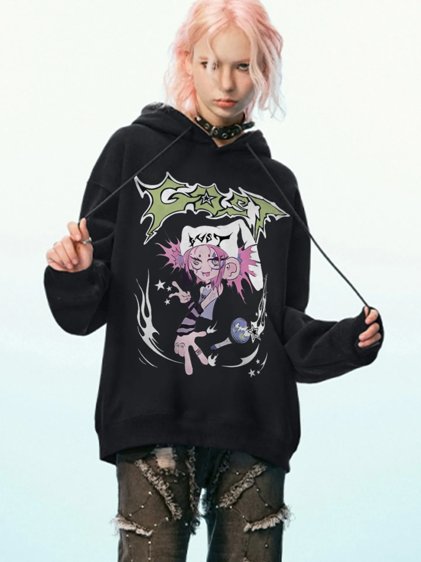 Y2k Printed Hoodie | Savana | Bestsellers
