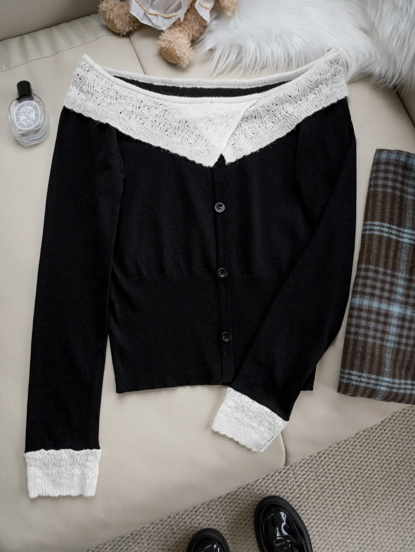 Button Knit Top Savana Bestsellers