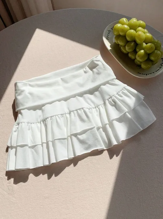 Ruffle Layered Skirt