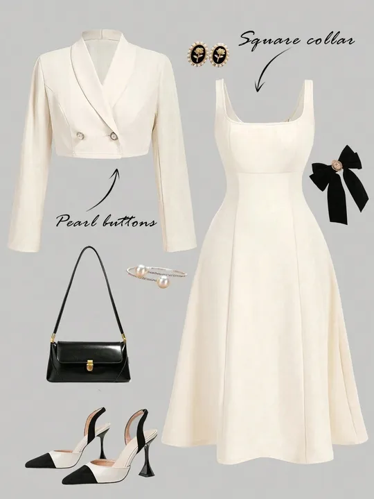 Button Co-ord Set