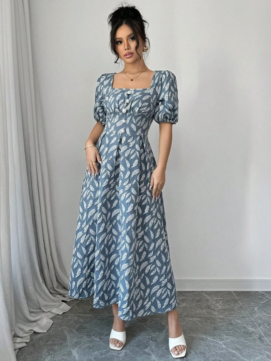 chinese dress ladies Covey Button Up Maxi Dress main image 1