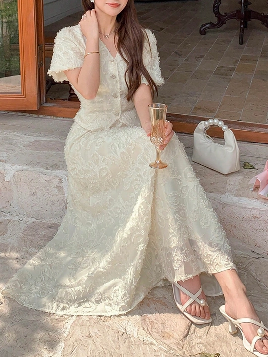 Button Co-ord Set