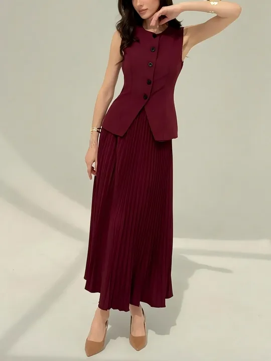 Pleated Co-ord Set view 1
