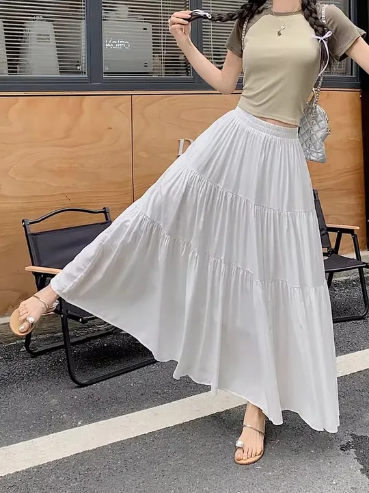 Ruffle circular Skirt