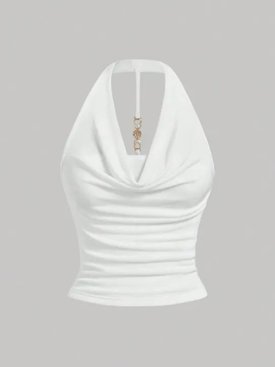 Diamonte Decor Draped Halther