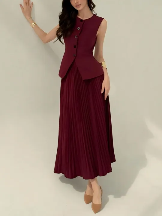 Pleated Co-ord Set